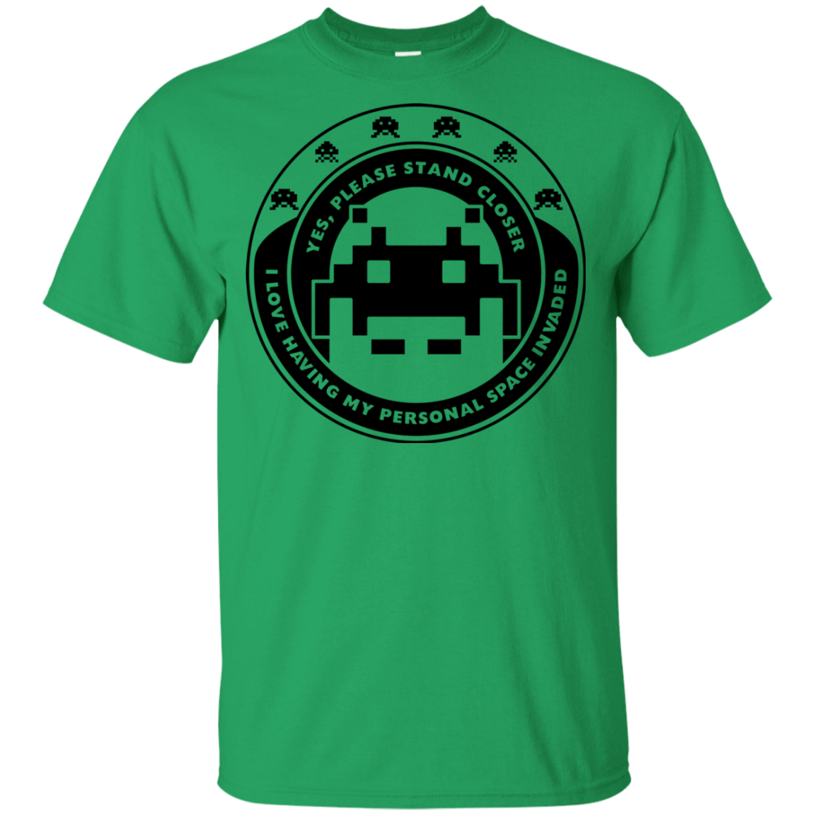 T-Shirts Irish Green / YXS Personal Space Invader Youth T-Shirt