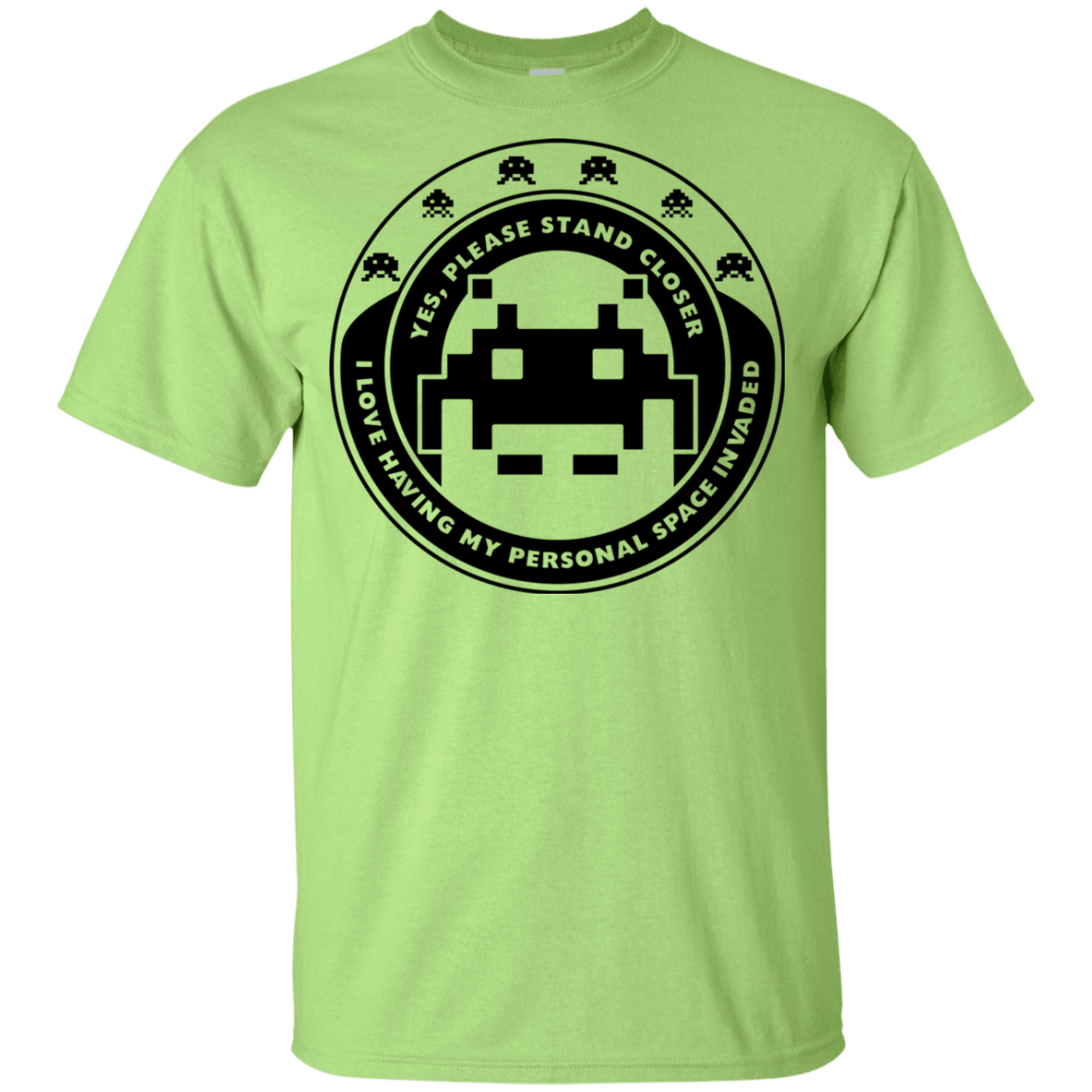 T-Shirts Mint Green / YXS Personal Space Invader Youth T-Shirt