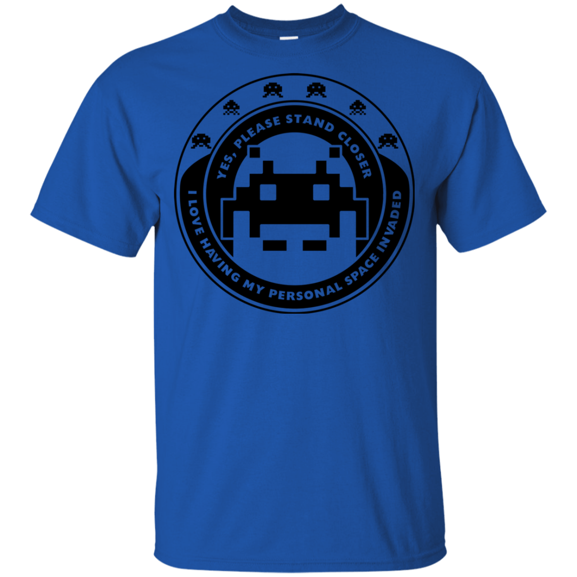 T-Shirts Royal / YXS Personal Space Invader Youth T-Shirt