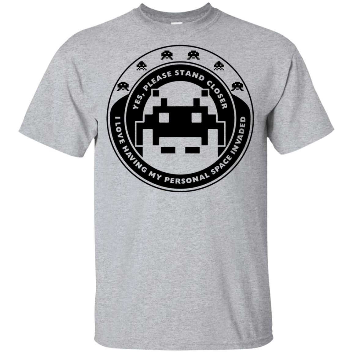 T-Shirts Sport Grey / YXS Personal Space Invader Youth T-Shirt