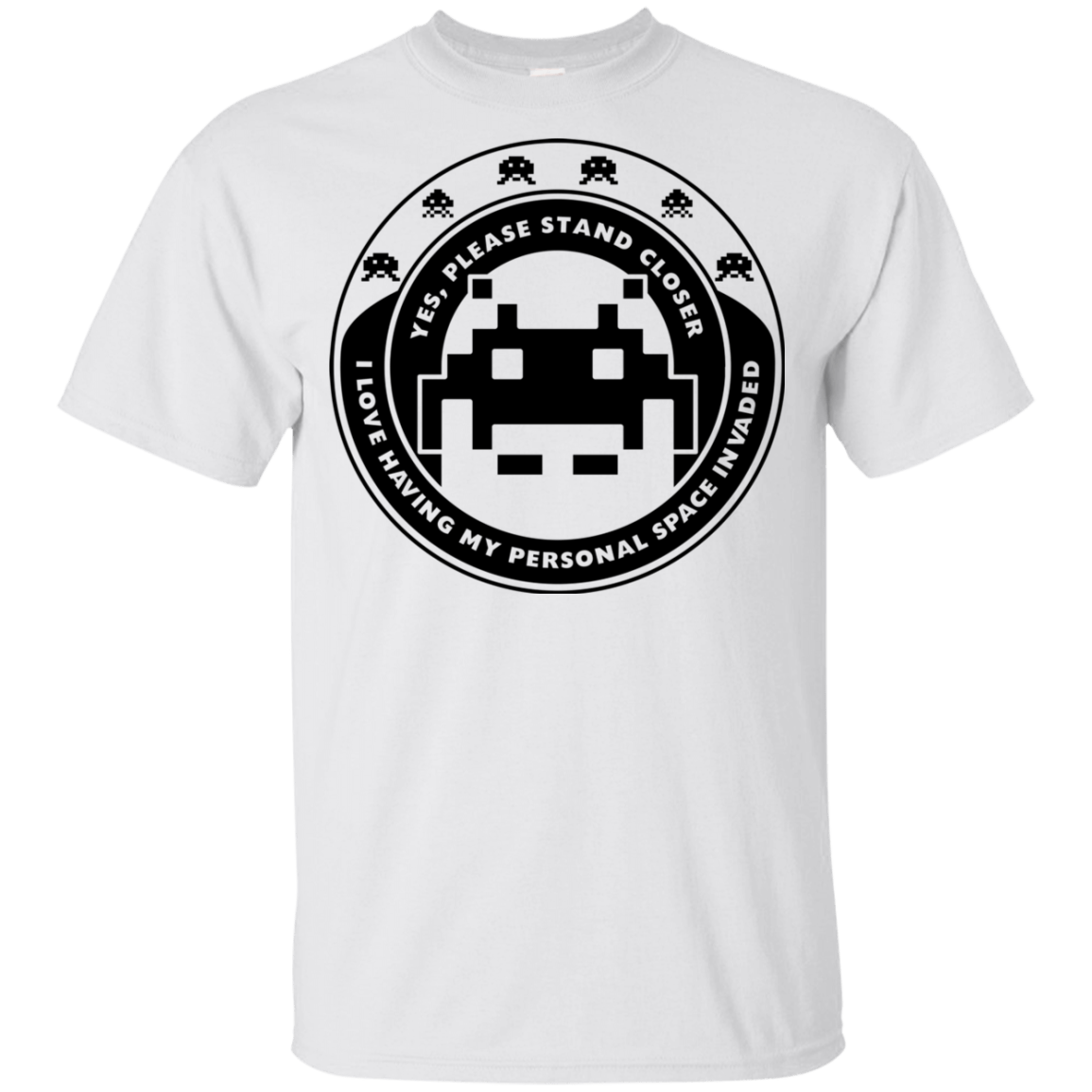 T-Shirts White / YXS Personal Space Invader Youth T-Shirt