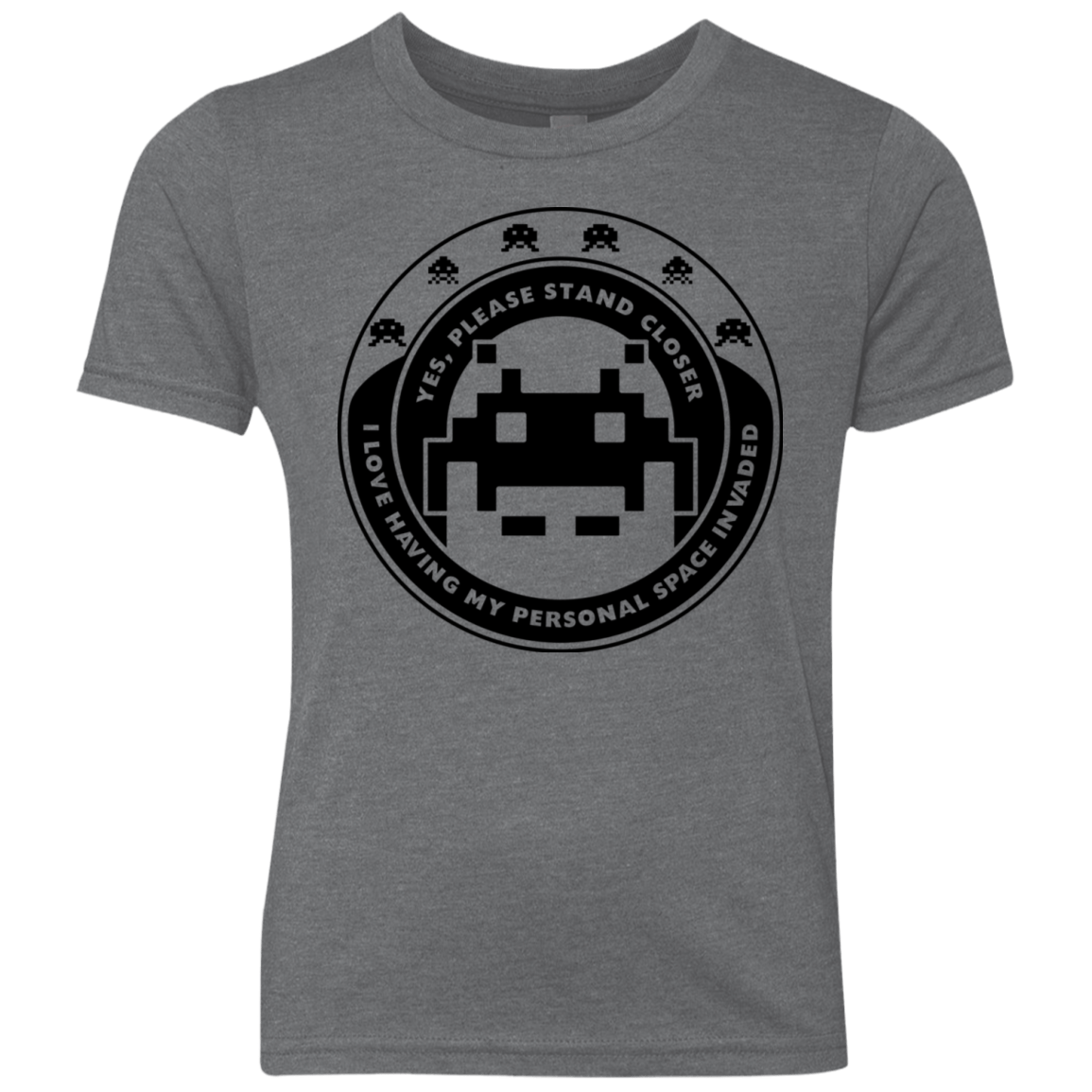 T-Shirts Premium Heather / YXS Personal Space Invader Youth Triblend T-Shirt