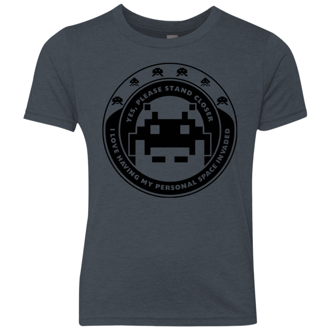T-Shirts Vintage Navy / YXS Personal Space Invader Youth Triblend T-Shirt