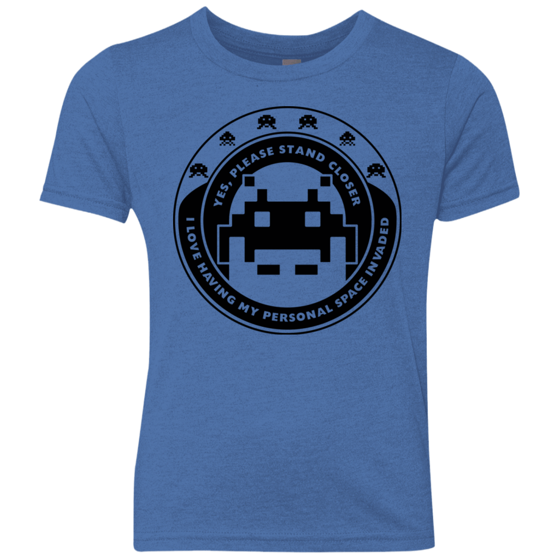 T-Shirts Vintage Royal / YXS Personal Space Invader Youth Triblend T-Shirt