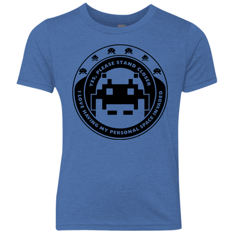 T-Shirts Vintage Royal / YXS Personal Space Invader Youth Triblend T-Shirt