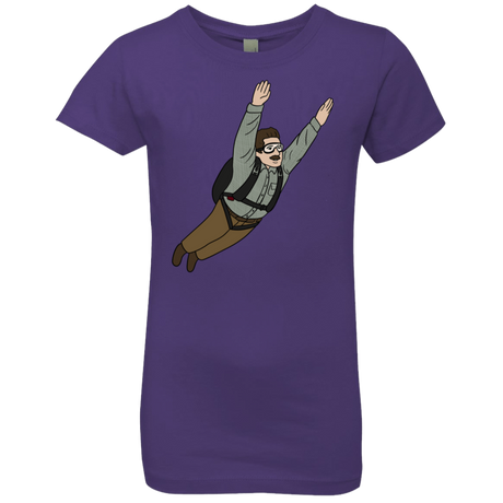 T-Shirts Purple Rush / YXS Peter is my Hero Girls Premium T-Shirt