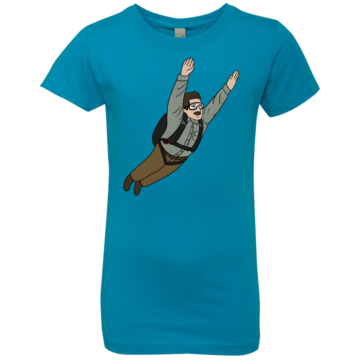 T-Shirts Turquoise / YXS Peter is my Hero Girls Premium T-Shirt