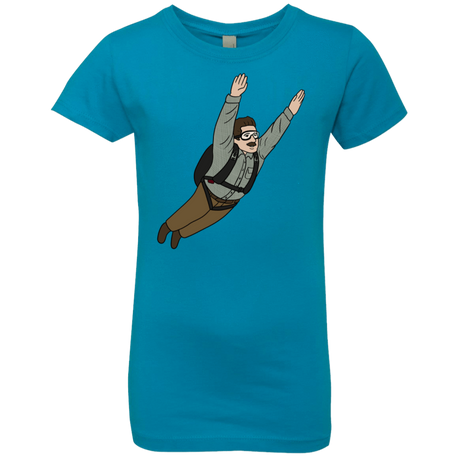 T-Shirts Turquoise / YXS Peter is my Hero Girls Premium T-Shirt