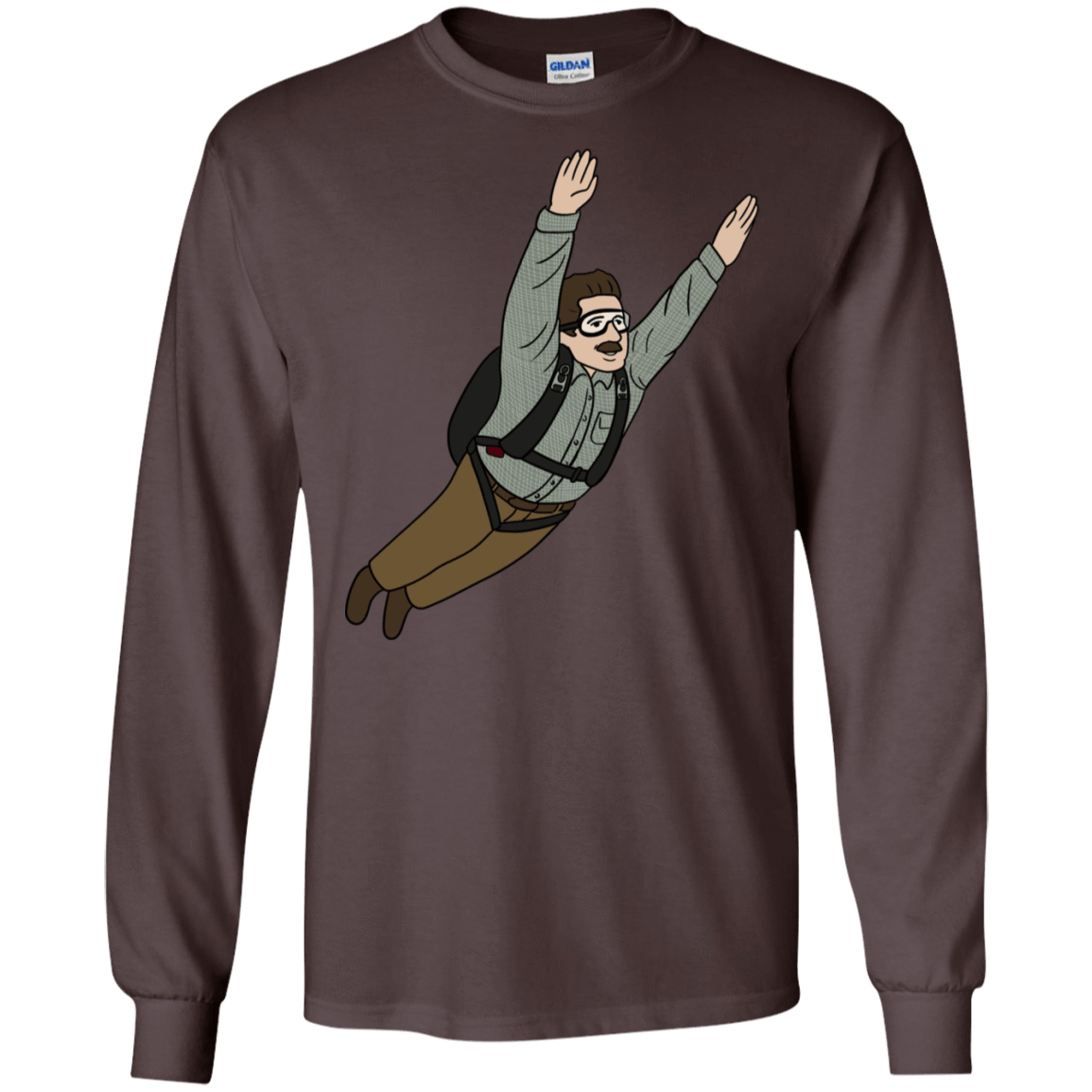 T-Shirts Dark Chocolate / S Peter is my Hero Men's Long Sleeve T-Shirt