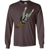 T-Shirts Dark Chocolate / S Peter is my Hero Men's Long Sleeve T-Shirt