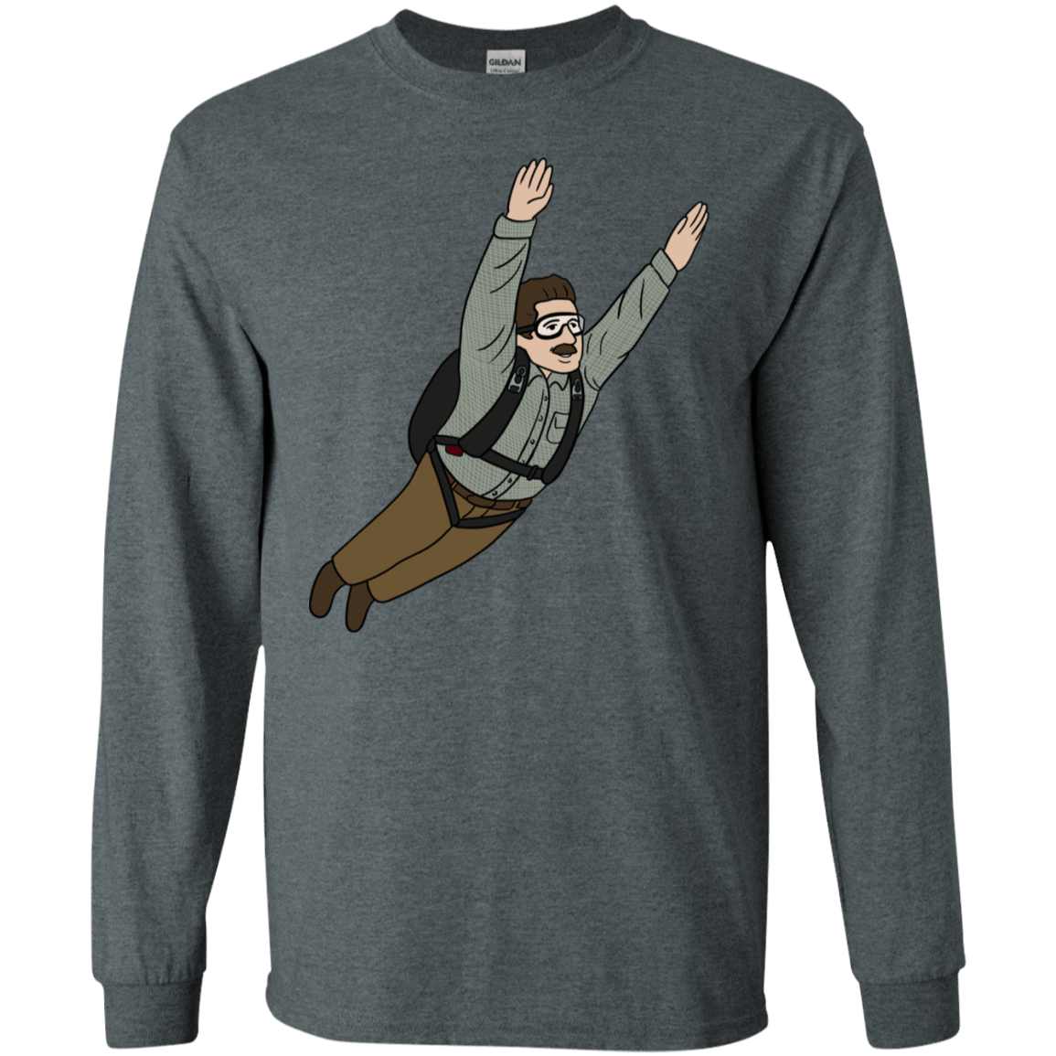 T-Shirts Dark Heather / S Peter is my Hero Men's Long Sleeve T-Shirt