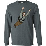 T-Shirts Dark Heather / S Peter is my Hero Men's Long Sleeve T-Shirt