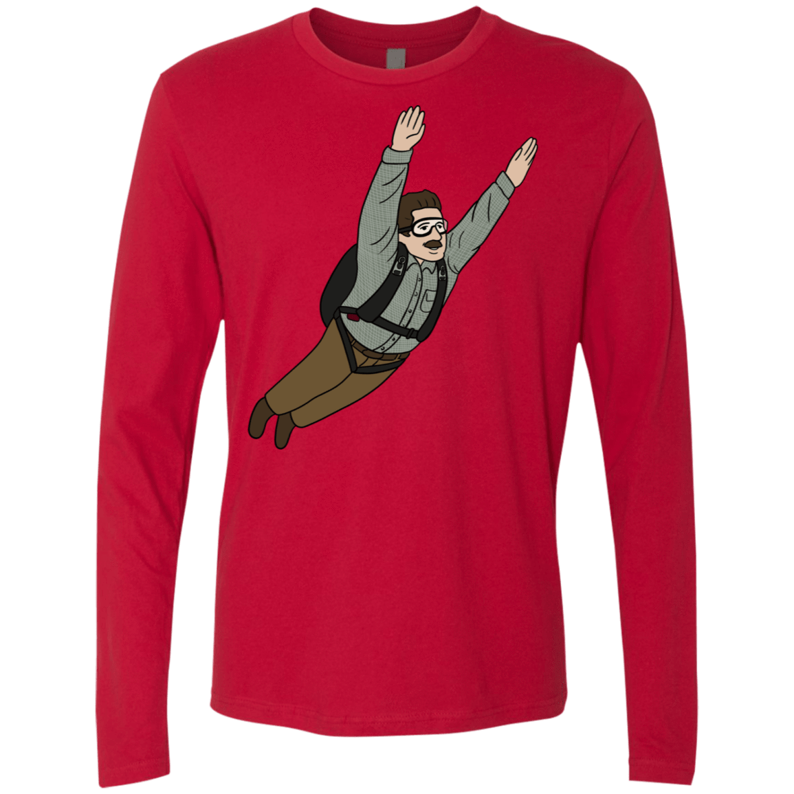 T-Shirts Red / S Peter is my Hero Men's Premium Long Sleeve