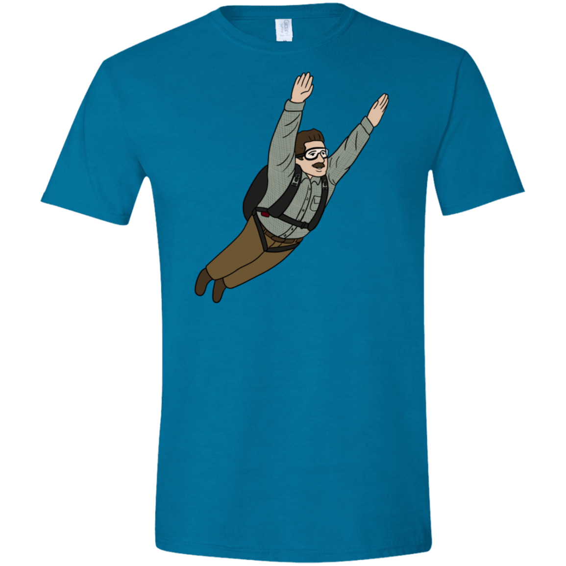 T-Shirts Antique Sapphire / S Peter is my Hero Men's Semi-Fitted Softstyle