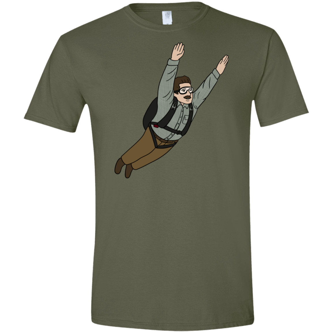 T-Shirts Military Green / S Peter is my Hero Men's Semi-Fitted Softstyle