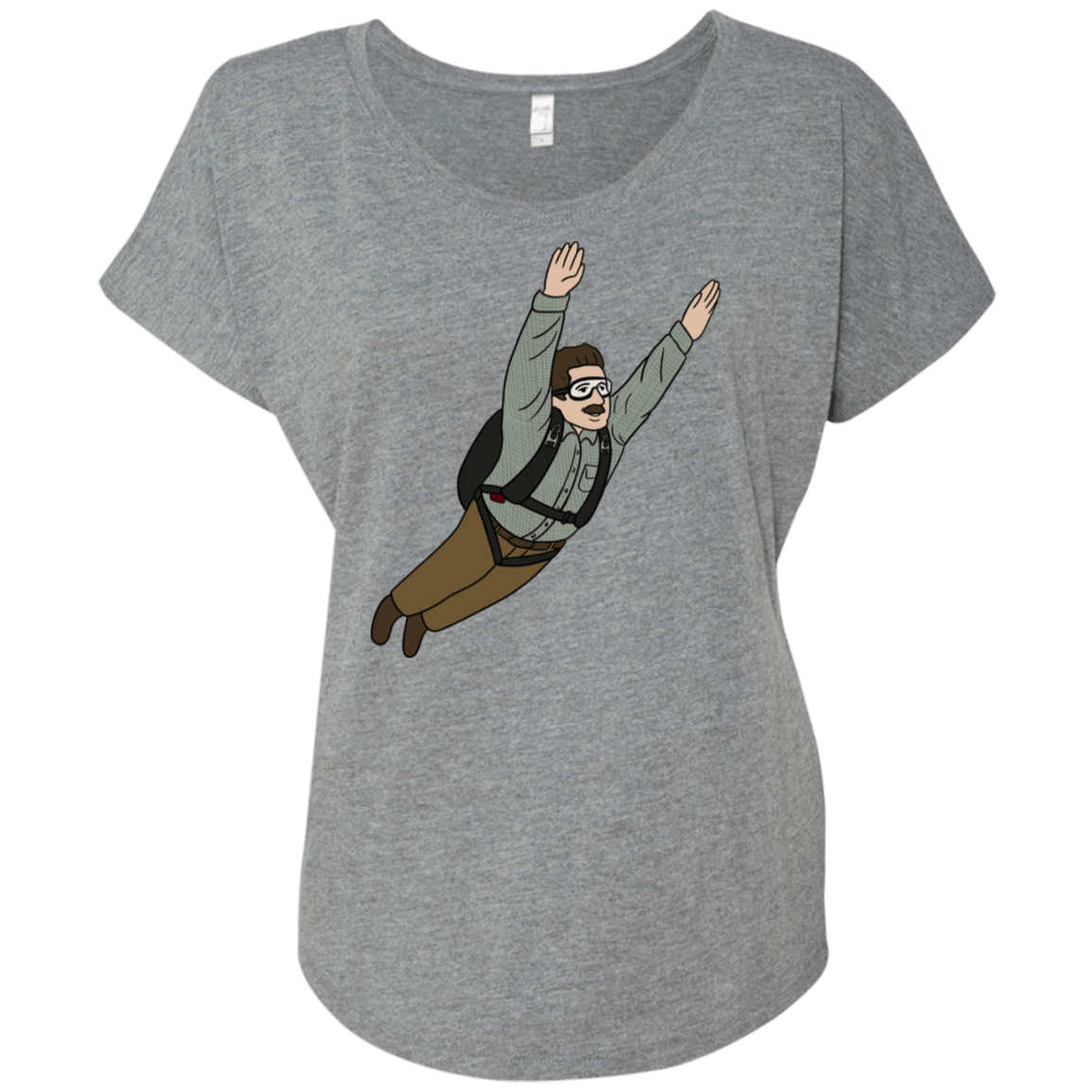 T-Shirts Premium Heather / X-Small Peter is my Hero Triblend Dolman Sleeve