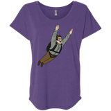 T-Shirts Purple Rush / X-Small Peter is my Hero Triblend Dolman Sleeve