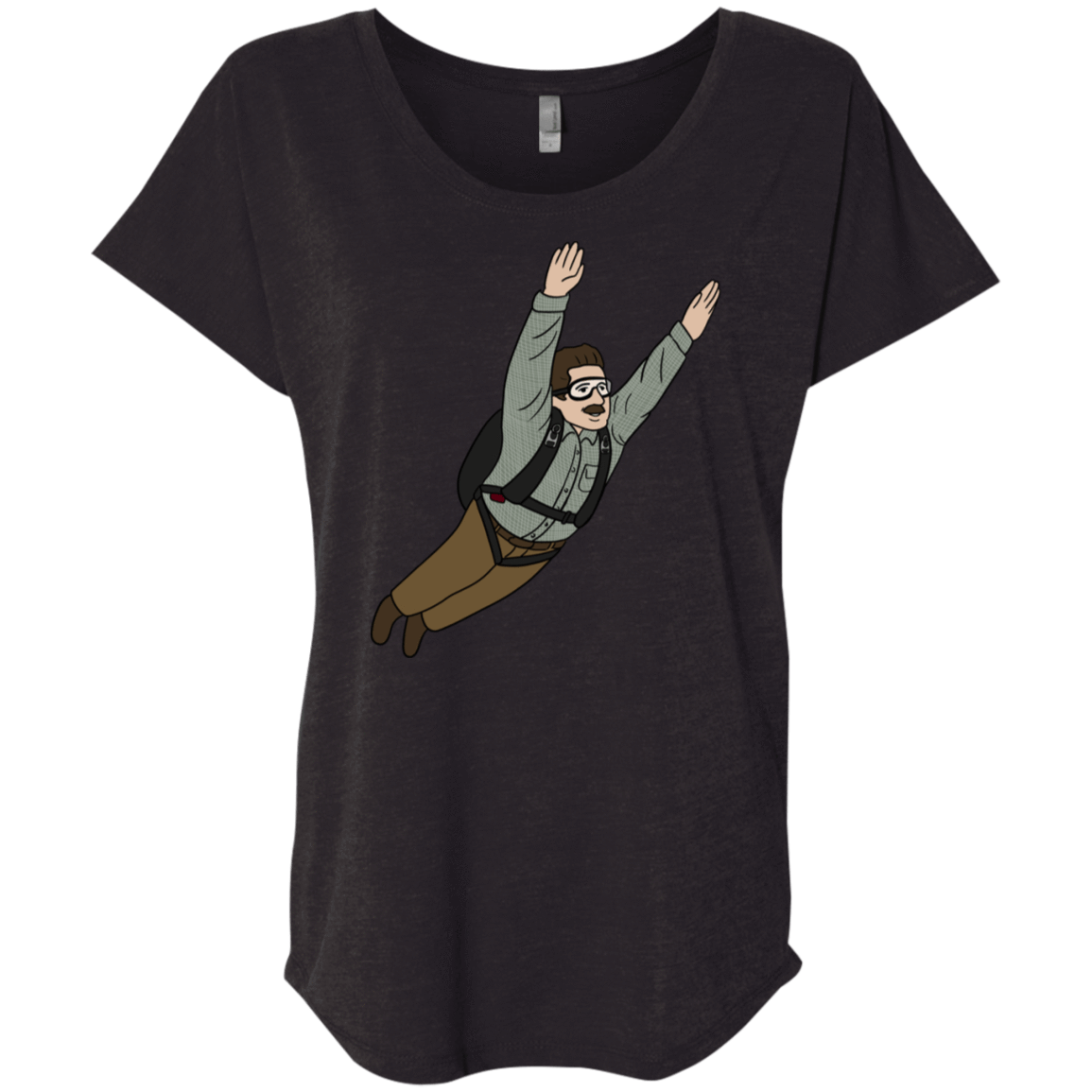 T-Shirts Vintage Black / X-Small Peter is my Hero Triblend Dolman Sleeve