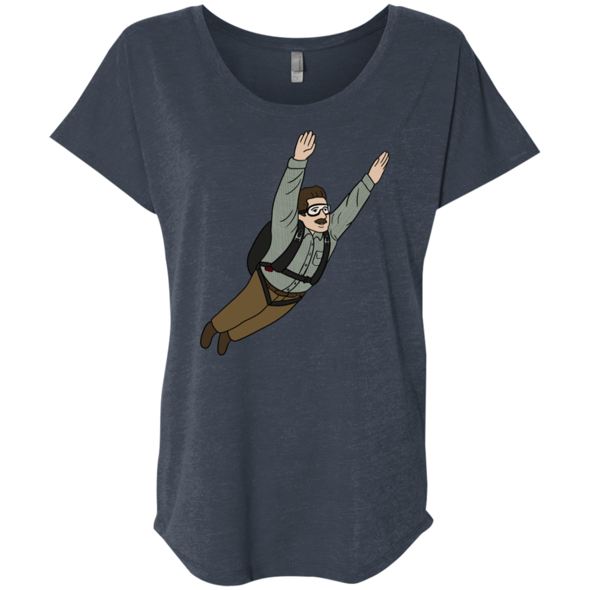 T-Shirts Vintage Navy / X-Small Peter is my Hero Triblend Dolman Sleeve