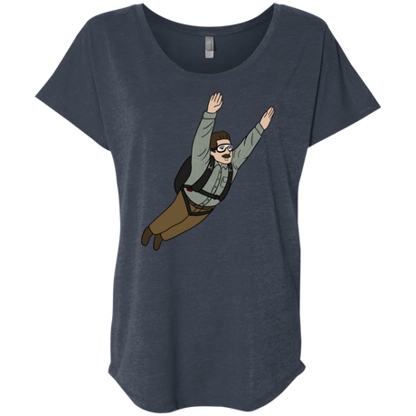 T-Shirts Vintage Navy / X-Small Peter is my Hero Triblend Dolman Sleeve