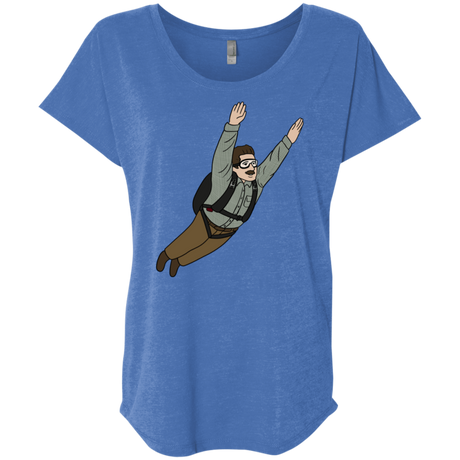 T-Shirts Vintage Royal / X-Small Peter is my Hero Triblend Dolman Sleeve