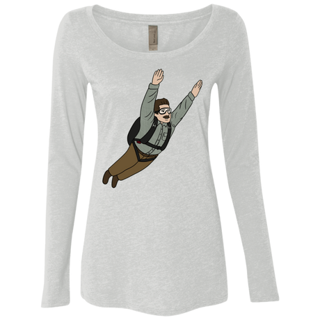 T-Shirts Heather White / S Peter is my Hero Women's Triblend Long Sleeve Shirt