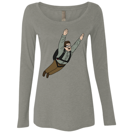 T-Shirts Venetian Grey / S Peter is my Hero Women's Triblend Long Sleeve Shirt