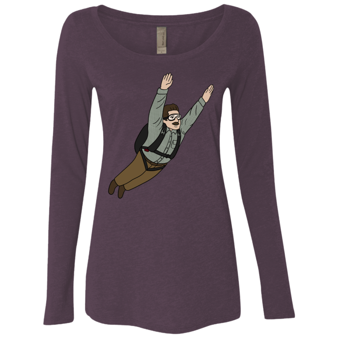 T-Shirts Vintage Purple / S Peter is my Hero Women's Triblend Long Sleeve Shirt