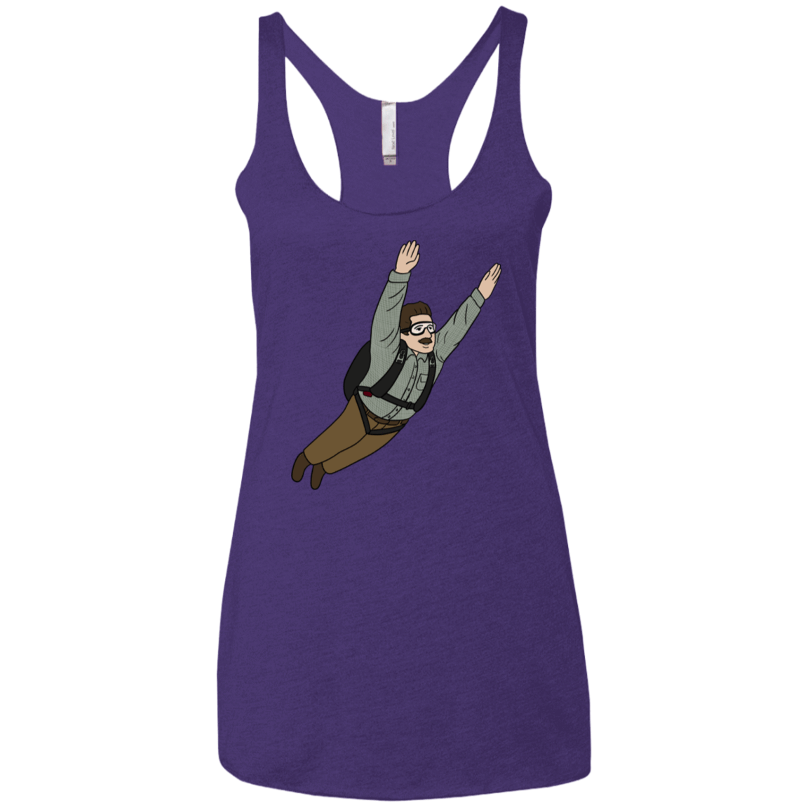 T-Shirts Purple Rush / X-Small Peter is my Hero Women's Triblend Racerback Tank