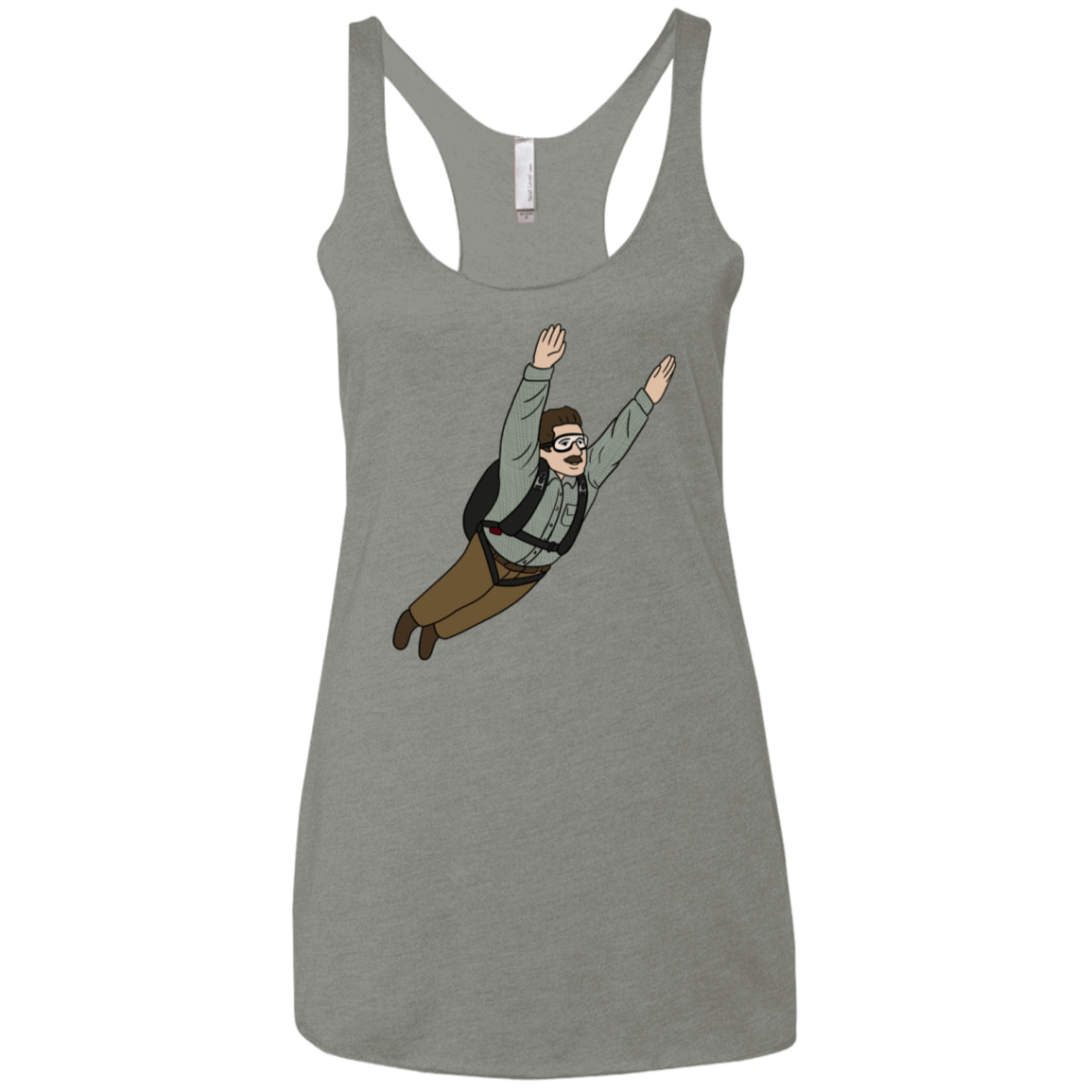 T-Shirts Venetian Grey / X-Small Peter is my Hero Women's Triblend Racerback Tank