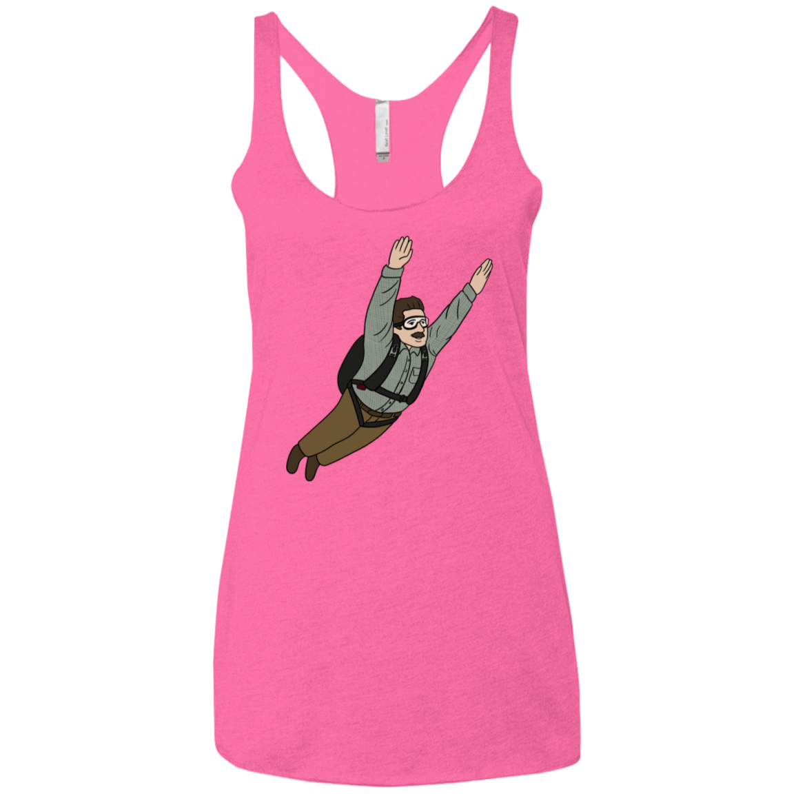 T-Shirts Vintage Pink / X-Small Peter is my Hero Women's Triblend Racerback Tank