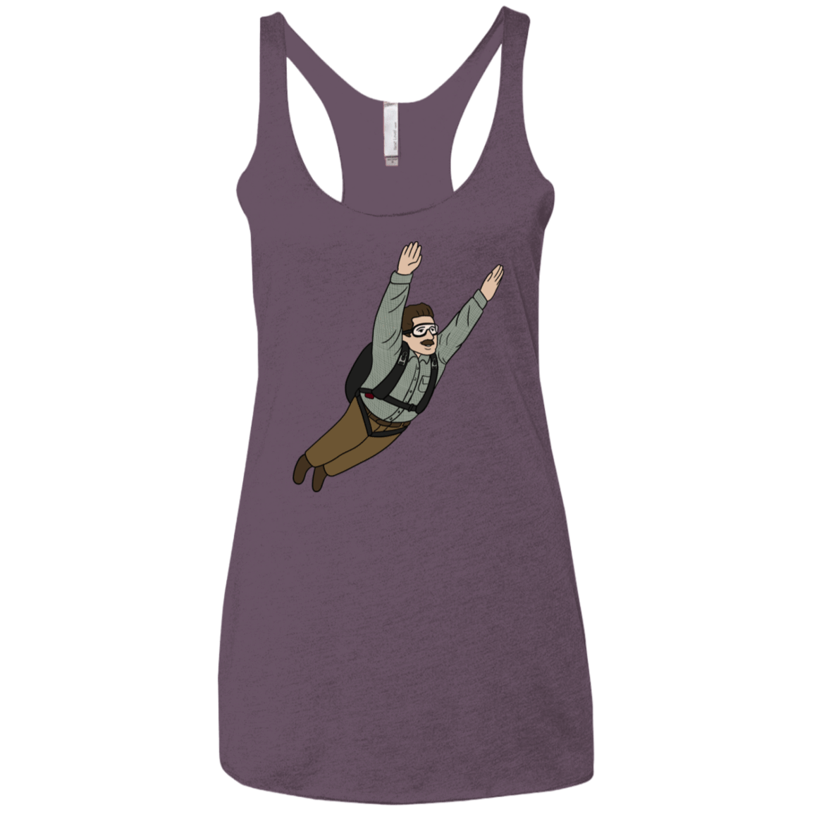 T-Shirts Vintage Purple / X-Small Peter is my Hero Women's Triblend Racerback Tank