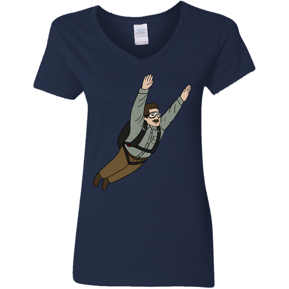 T-Shirts Navy / S Peter is my Hero Women's V-Neck T-Shirt