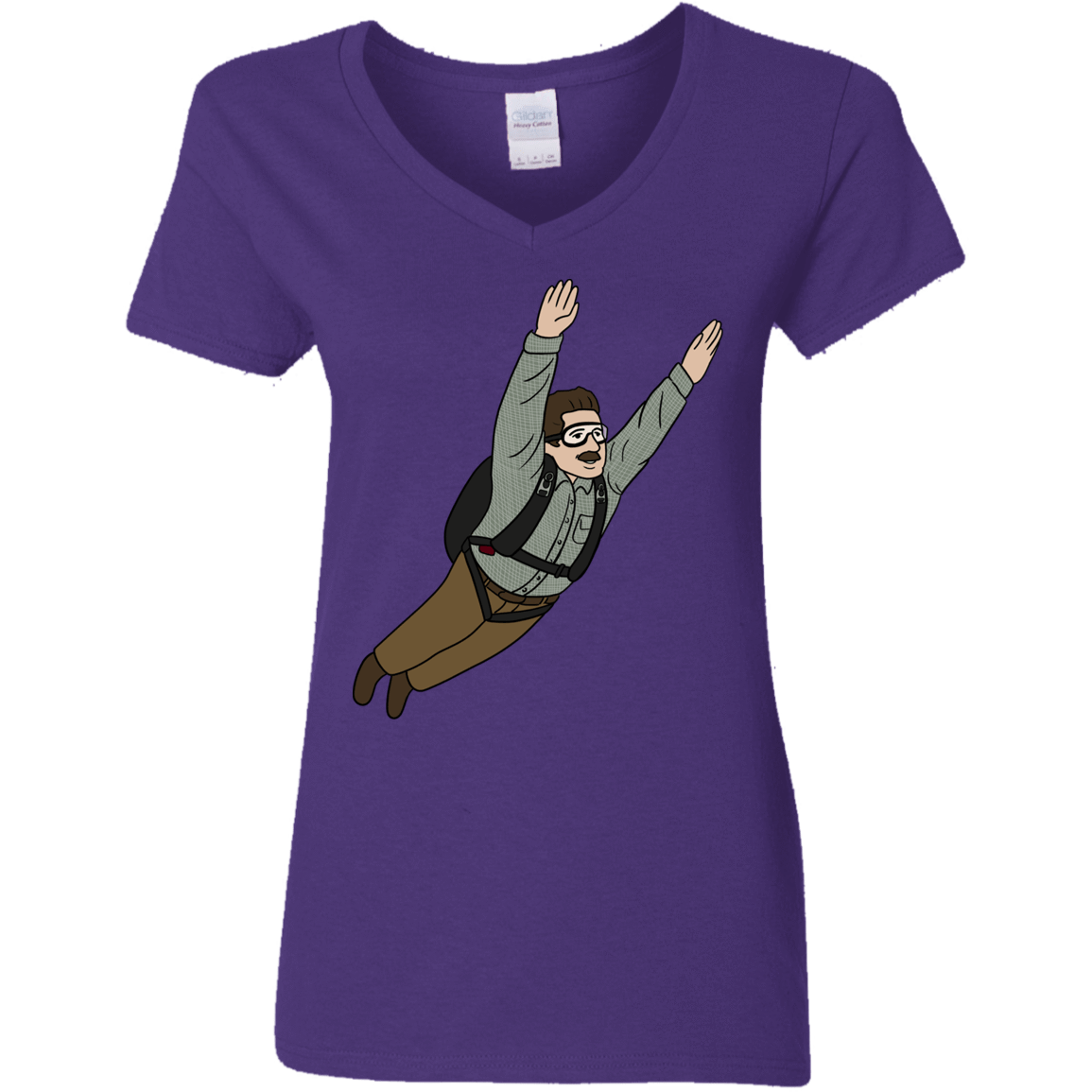 T-Shirts Purple / S Peter is my Hero Women's V-Neck T-Shirt