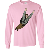 T-Shirts Light Pink / YS Peter is my Hero Youth Long Sleeve T-Shirt