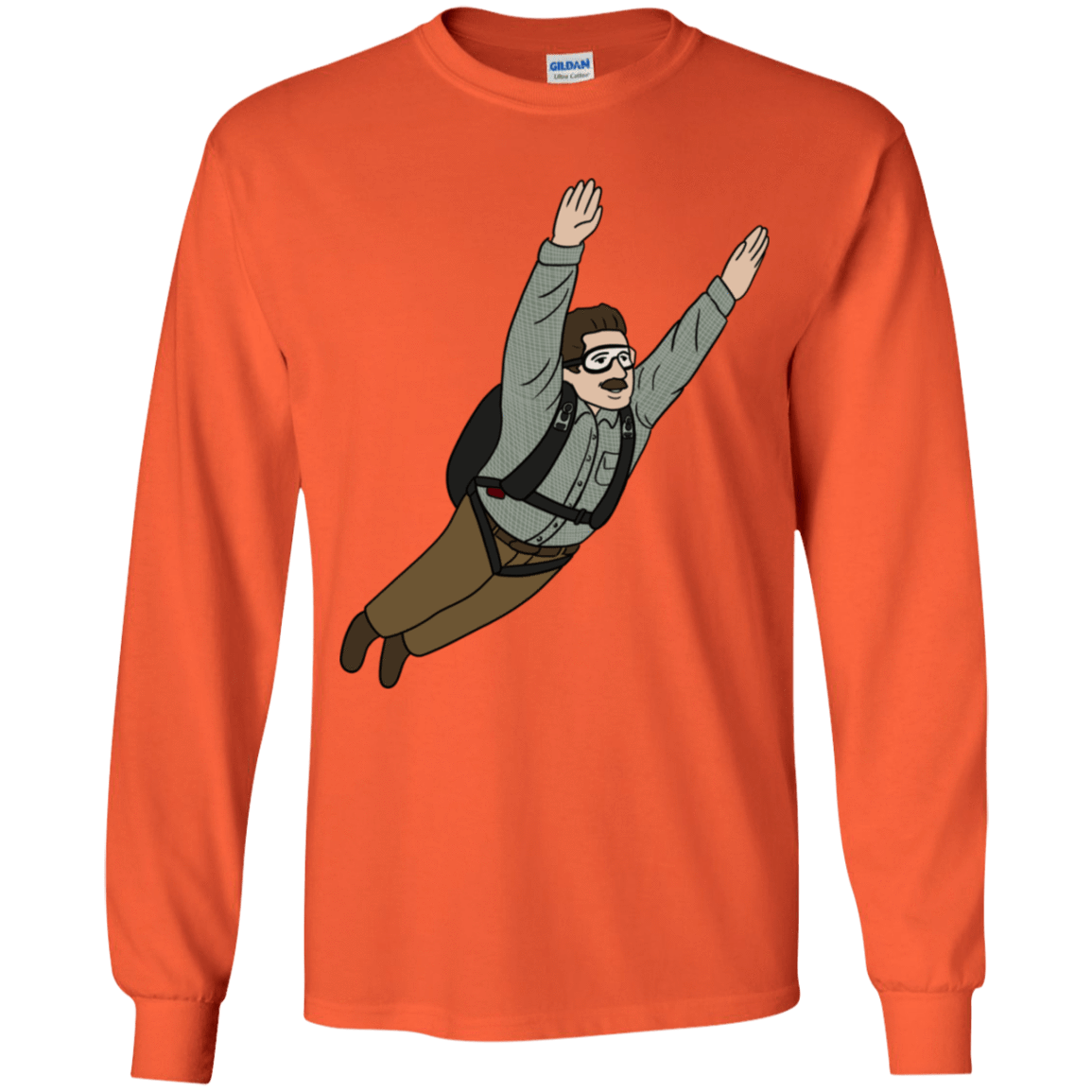 T-Shirts Orange / YS Peter is my Hero Youth Long Sleeve T-Shirt