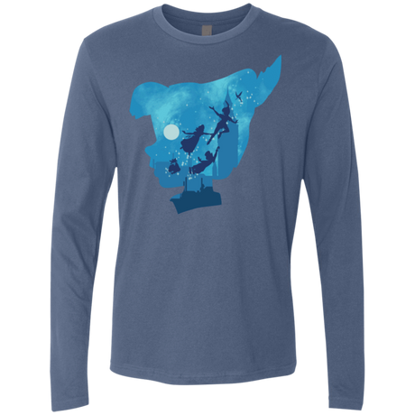 T-Shirts Indigo / S Peter Portrait Men's Premium Long Sleeve