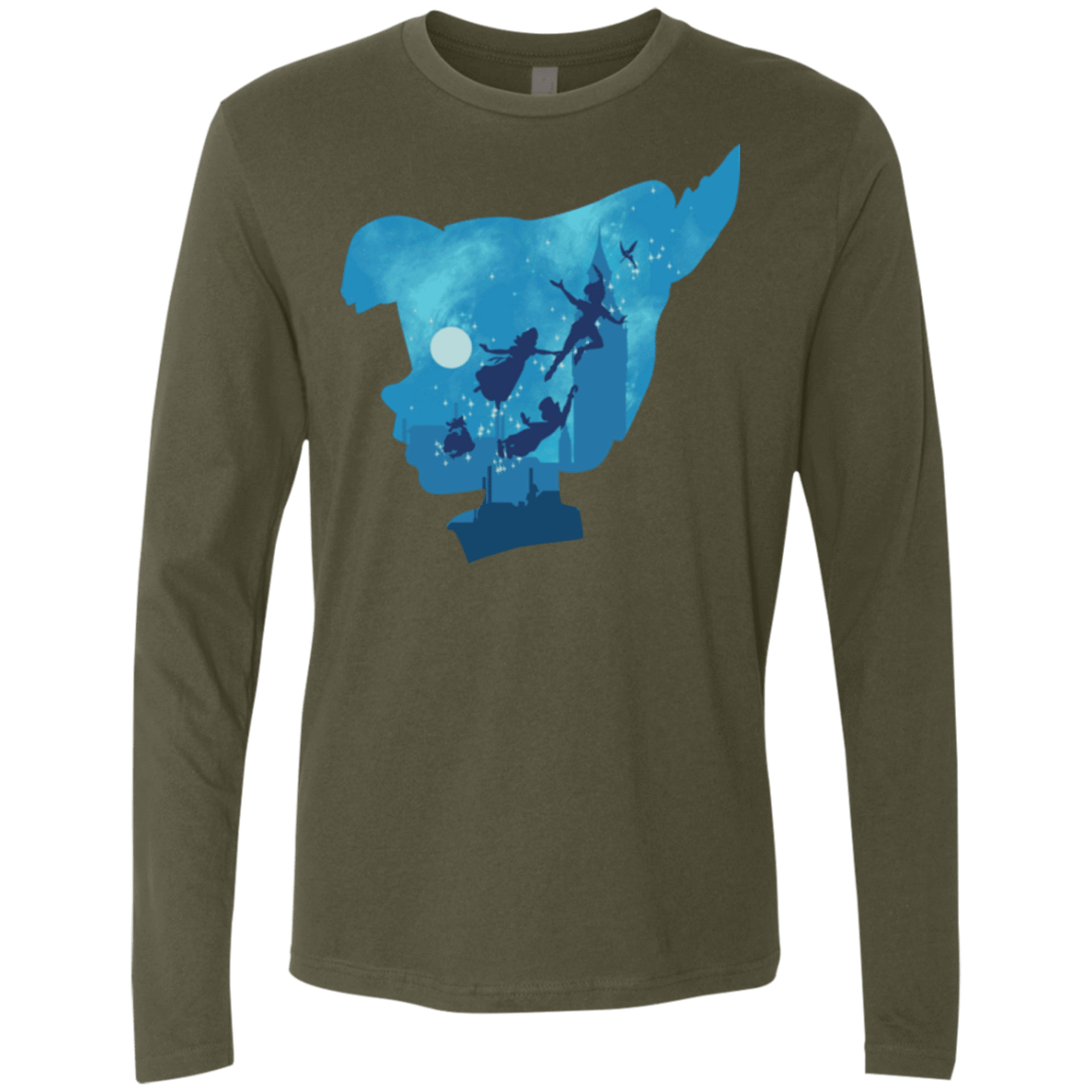 T-Shirts Military Green / S Peter Portrait Men's Premium Long Sleeve