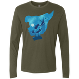 T-Shirts Military Green / S Peter Portrait Men's Premium Long Sleeve