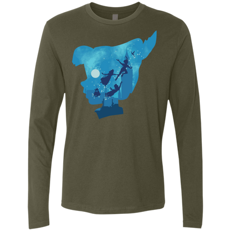 T-Shirts Military Green / S Peter Portrait Men's Premium Long Sleeve