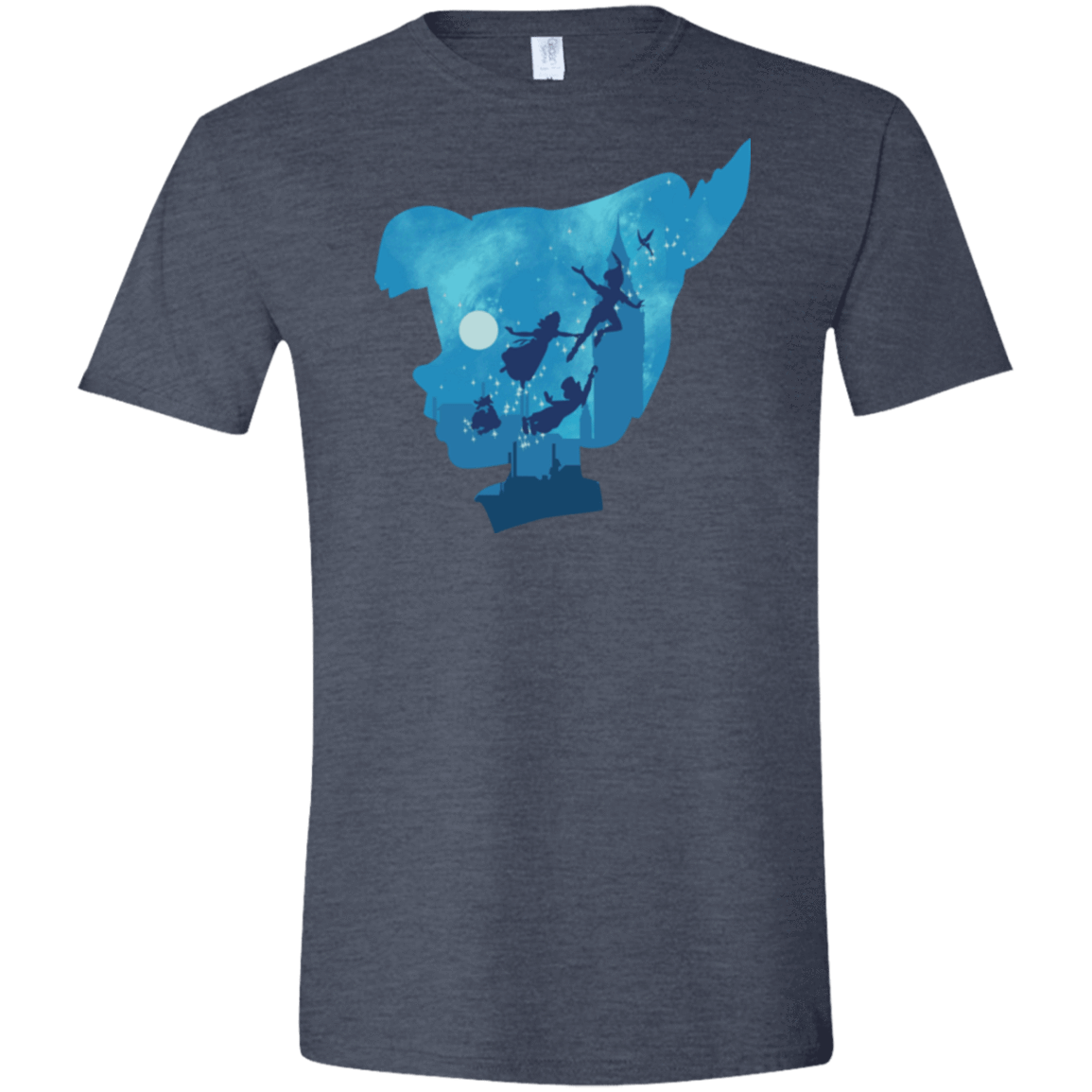 T-Shirts Heather Navy / S Peter Portrait Men's Semi-Fitted Softstyle