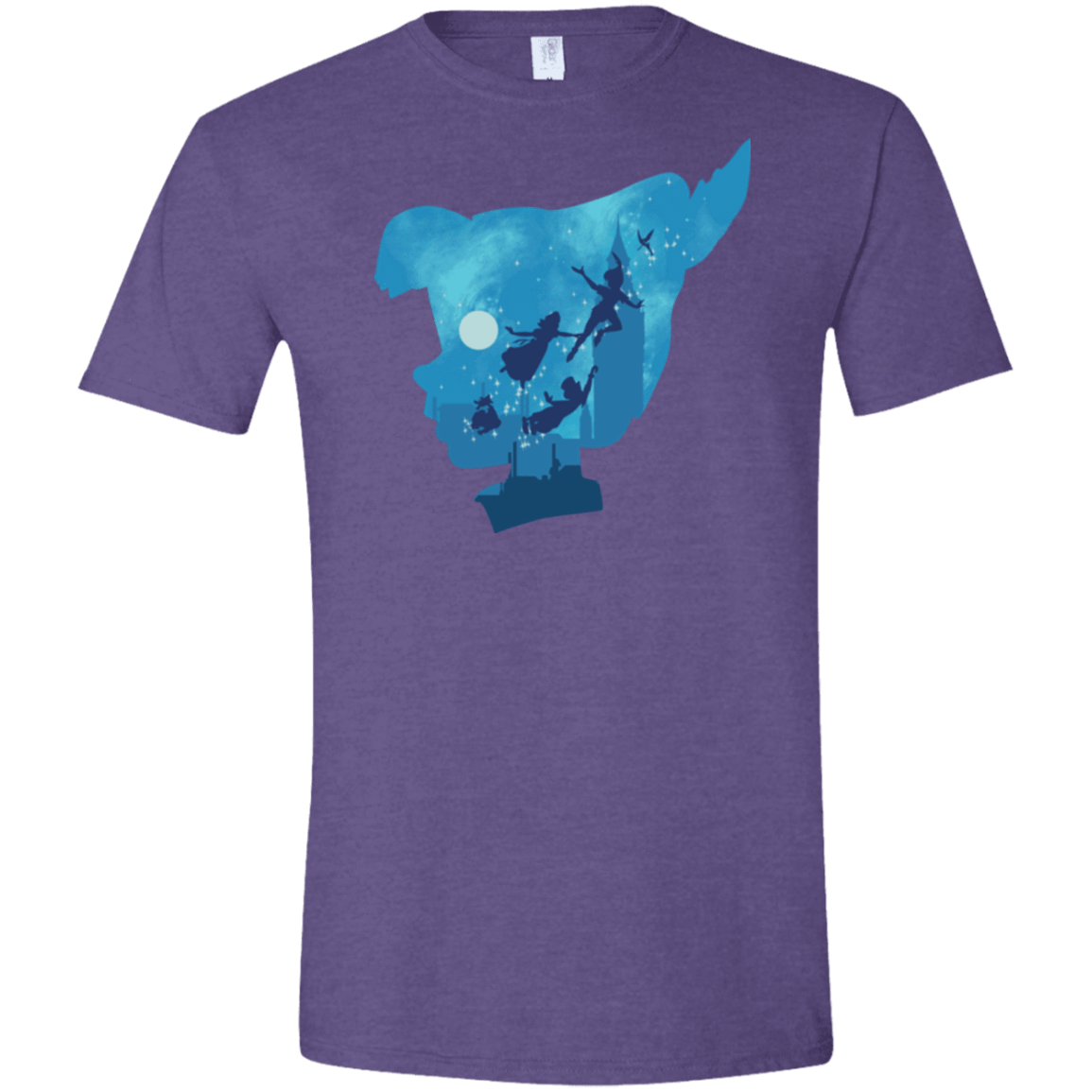 T-Shirts Heather Purple / S Peter Portrait Men's Semi-Fitted Softstyle