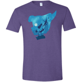 T-Shirts Heather Purple / S Peter Portrait Men's Semi-Fitted Softstyle