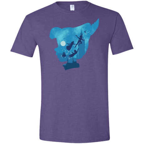 T-Shirts Heather Purple / S Peter Portrait Men's Semi-Fitted Softstyle