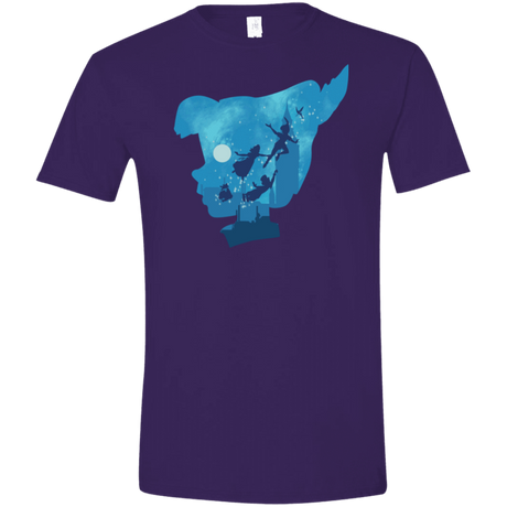 T-Shirts Purple / S Peter Portrait Men's Semi-Fitted Softstyle