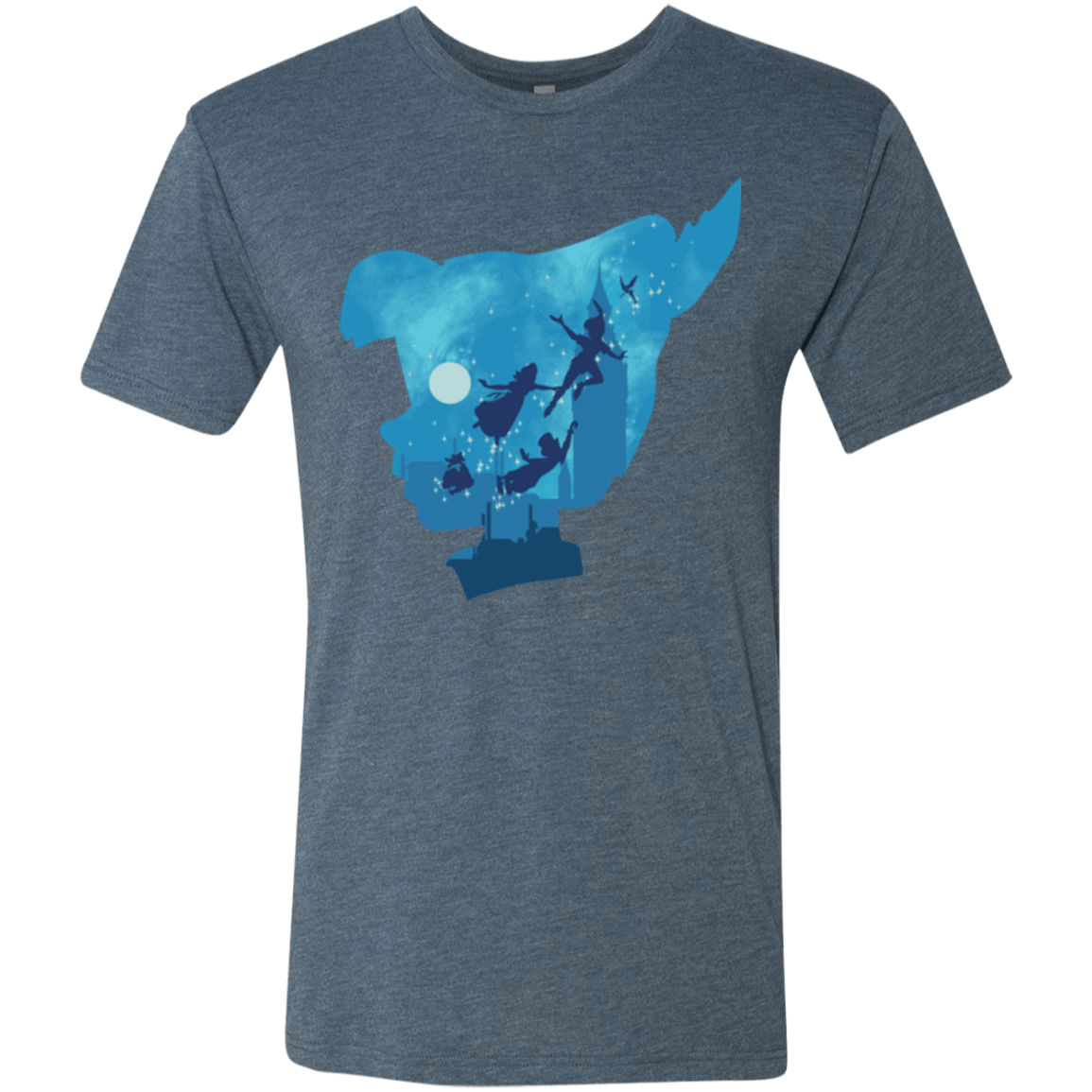 T-Shirts Indigo / S Peter Portrait Men's Triblend T-Shirt