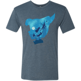 T-Shirts Indigo / S Peter Portrait Men's Triblend T-Shirt