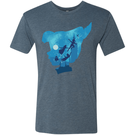 T-Shirts Indigo / S Peter Portrait Men's Triblend T-Shirt