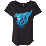 T-Shirts Vintage Black / X-Small Peter Portrait Triblend Dolman Sleeve