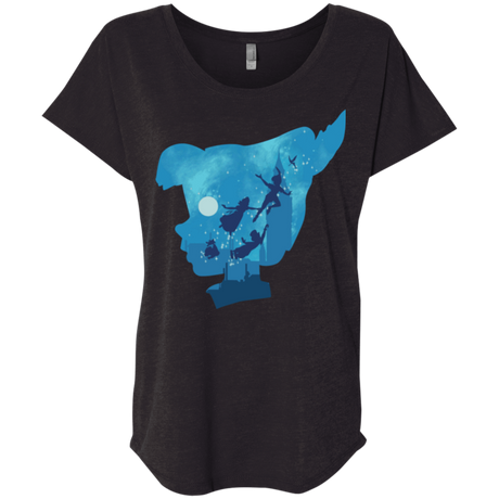 T-Shirts Vintage Black / X-Small Peter Portrait Triblend Dolman Sleeve